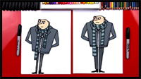 How To Draw Gru From Despicable Me