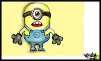 How to Draw Minion from Despicable Me