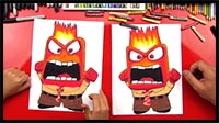 How To Draw Anger From Inside Out