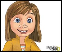 How to Draw Riley from Inside Out