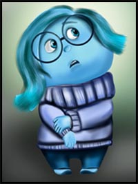 How to Draw Sadness from Inside Out