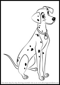 How to Draw Perdita from 101 Dalmations