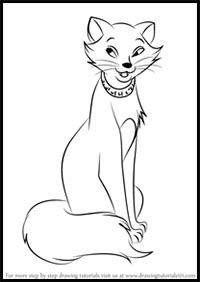 How to Draw Duchess from The Aristocats
