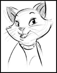 How to Draw Duchess from The Aristocats