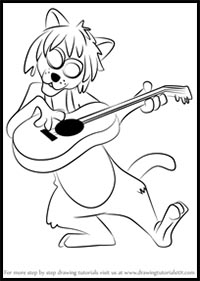 How to Draw Hit Cat from The Aristocats