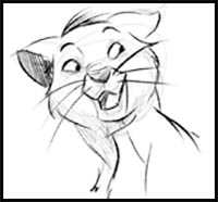 How to Draw Thomas O'Malley from The Aristocats