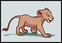 How to Draw Nala from The Lion King