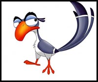 How to Draw Zazu from The Lion King