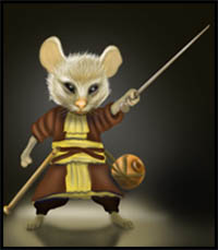 How to Draw the Dormouse from Alice in Wonderland