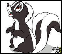 How to Draw Flower from Bambi