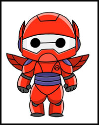 How to Draw Baymax | Big Hero 6 (Art Tutorial)