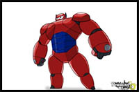 How to Draw Baymax from Big Hero 6