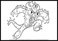 How to Draw Fred Monster from Big Hero 6
