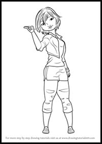 How to Draw Go Go Tomago from Big Hero 6