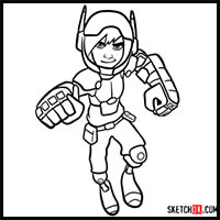 How to Draw Hiro Hamada