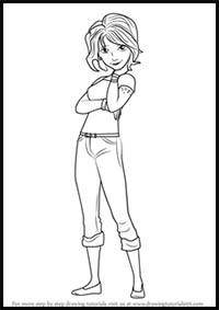 How to Draw Aunt Cass from Big Hero 6