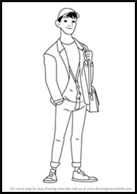 How to Draw Tadashi Hamada from Big Hero 6