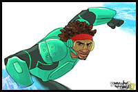 How to Draw Wasabi No Ginger from Big Hero 6