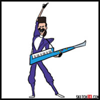 How to Draw Balthazar Bratt, Despicable Me 3 Antagonist