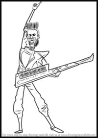 How to Draw Balthazar Bratt from Despicable Me 3