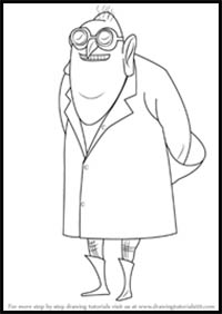 How to Draw Dr. Nefario from Despicable Me