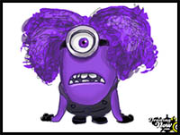 How to Draw an Evil Minion from Despicable Me