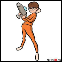 How to Draw Vector, the Villain from Despicable Me