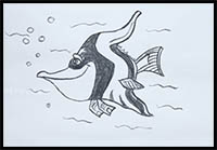 How to Draw a Finding Nemo - Gill