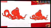 How to Draw Hank from Finding Dory