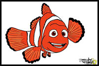 How to Draw Marlin from Finding Dory