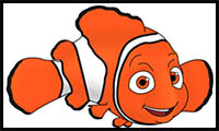 How to Draw Nemo (Finding Nemo)