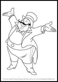How to Draw the Ringmaster from Dumbo