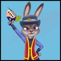 How to Draw Judy Hopps from Zootopia