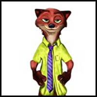 How to Draw Nick Wilde from Zootopia