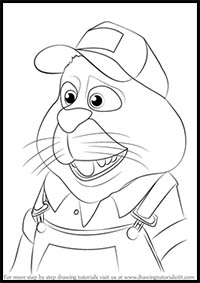 How to Draw Stu Hopps from Zootopia