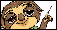 How to Draw Disney Zootopia Sloth Flash