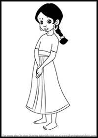 How to Draw Shanti from The Jungle Book