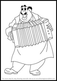 How to Draw Tony from Lady and the Tramp