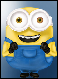 How to Draw Bob from Minions