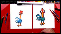 How to Draw Heihei from Moana