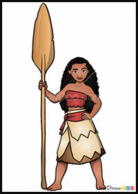 How to Draw Moana
