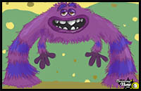 How to Draw Art from Monsters University