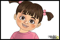 How to Draw Boo from Monsters Inc.