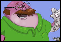 How to Draw Don Carlton from Monsters University