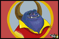 How to Draw Johnny J. Worthington Iii from Monsters University