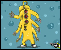 How to Draw Child Detection Agency CDA from Monsters University