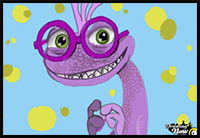 How to Draw Randall Boggs, Randy from Monsters University
