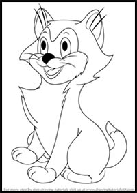 How to Draw Figaro from Pinocchio