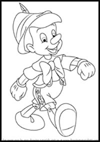 How to Draw Pinocchio