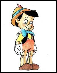 How to Draw Pinocchio